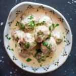 Meatballs in a Creamy Sauce - Salt & Lavender
